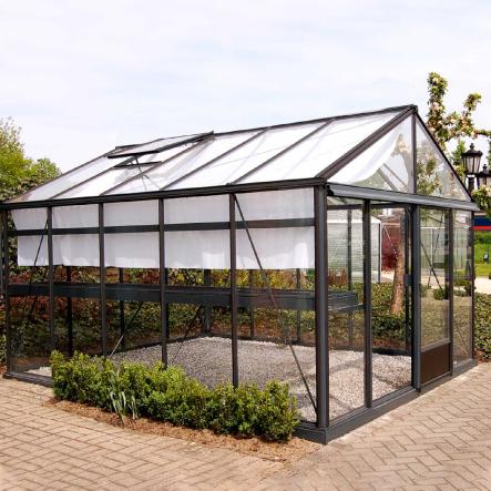 Serre de jardin en verre trempé LUXIA 11,80 m² - Coloris RAL au choix - 5200.00€ Livraison comprise