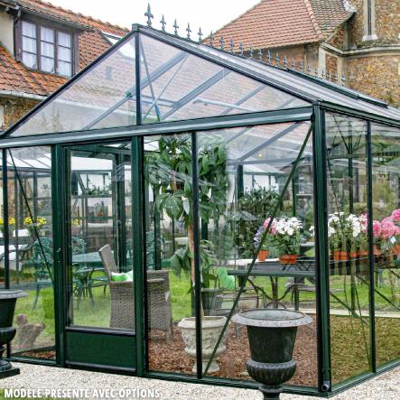 Serre de jardin en verre trempé SUPRA 19 m² - Coloris RAL au choix - 7990.00€ Livraison comprise