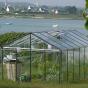 Serre de jardin en verre trempé LUXIA 16,40 m² - Aluminium - 4600.00€ Livraison comprise