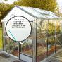 Serre de jardin en verre trempé LUXIA 7,30 m² - Aluminium -  3200€  Livraison comprise