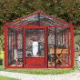 Serre de jardin en verre trempé SUPRA 12 m² - Coloris RAL au choix - 6200.00€ Livraison comprise