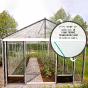 Serre de jardin en verre trempé SUPRA 28,60 m² - Aluminium - 8900.00€ Livraison comprise