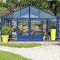 Serre de jardin en verre trempé SUPRA 31,20 m² - Coloris RAL au choix - 12 650.00€ Livraison comprise